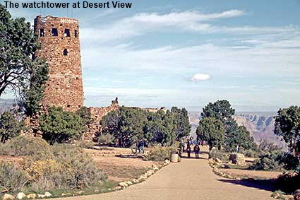  The watchtower at Desert View, Grand Canyon, AZ, USA