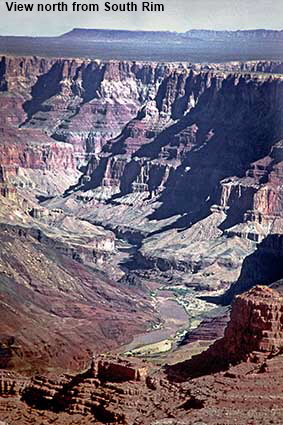  The Grand Canyon, looking north from South Rim