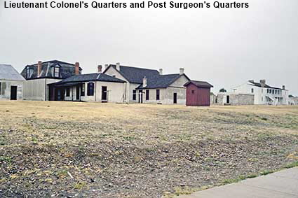 Lieutenant Colonel's Quarters & Post Surgeon's Quarters, Fort Laramie, WY, USA Lieutenant Colonel's Quarters & Post Surgeon's Quarters, Fort Laramie, WY, USA