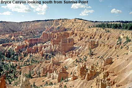 Bryce Canyon looking south from Sunrise Point, UT, USA Bryce Canyon looking south from Sunrise Point, UT, USA