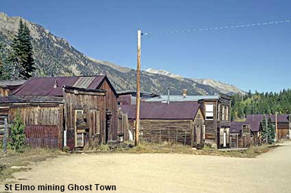 St Elmo mining Ghost Town, CO, USA