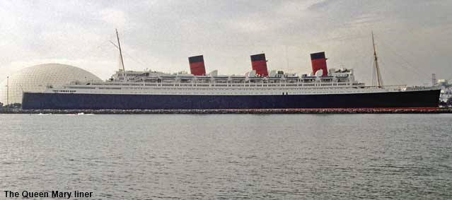 The Queen Mary liner from Long Beach, CA, USA The Queen Mary liner from Long Beach, CA, USA