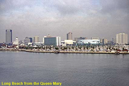 Long Beach from the Queen Mary, CA, USA Long Beach from the Queen Mary, CA, USA
