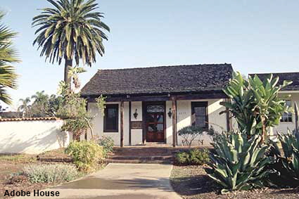  Adobe house, San Diego Old Town, CA, USA