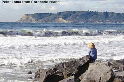 Point Loma from Coronado Island, San Diego, CA, USA Point Loma from Coronado Island, San Diego, CA, USA