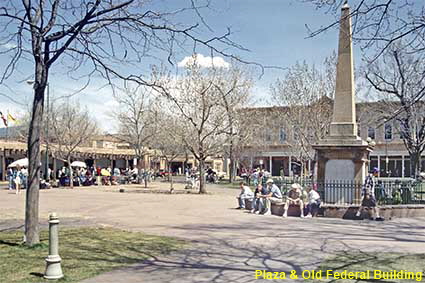  Plaza & Old Federal Building, Santa F�, NM, USA