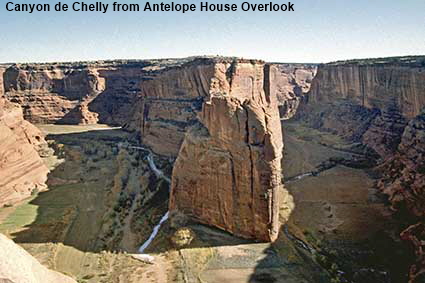  Canyon de Chelly from Antelope House Overlook, AZ, USA