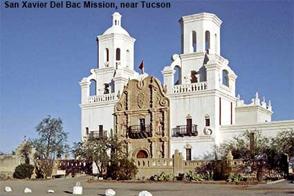  San Xavier Del Bac Mission, near Tucson, AZ, USA