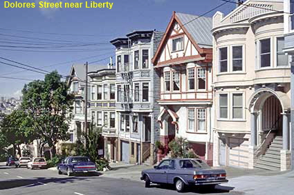 Dolores St near Liberty, San Francisco, CA, USA Dolores St near Liberty, San Francisco, CA, USA