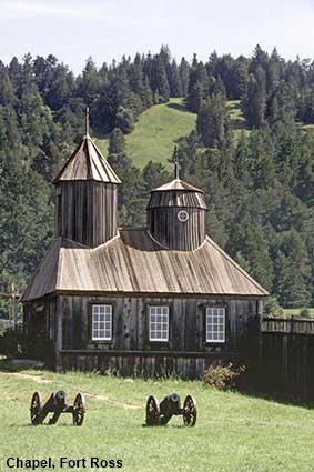 Chapel, Fort Ross, CA, USA Chapel, Fort Ross, CA, USA