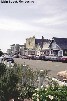 Main Street, Mendocino, CA, USA Main Street, Mendocino, CA, USA