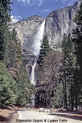 Yosemite Upper & Lower Falls, Yosemite National Park, CA, USA