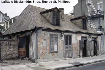 Lafitte's Blacksmiths Shop, Rue de St. Phillippe, New Orleans, LA, USA