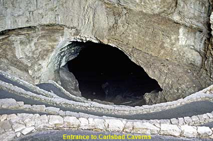  Entrance to Carlsbad Caverns, NM, USA