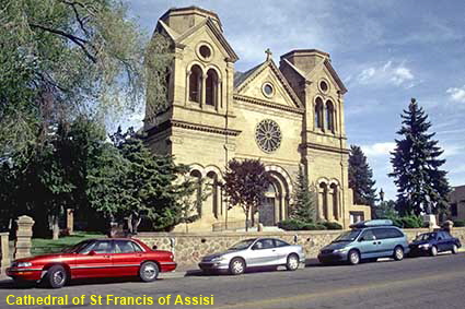 Cathedral of St Francis of Assisi,  Santa F�, NM, USA