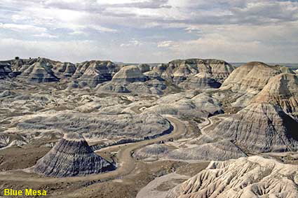  Blue Mesa, Petrified Forest National Park, AZ, USA