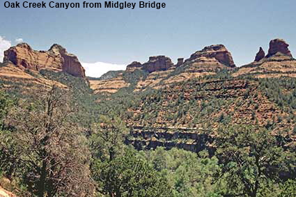  Oak Creek Canyon from Midgley Bridge, AZ, USA