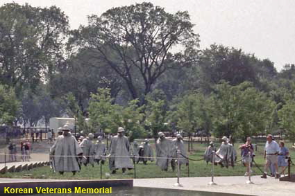  Korean Veterans Memorial, Washington DC, USA