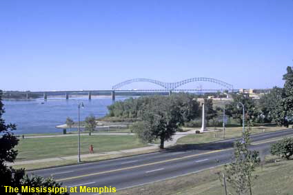 The Mississippi at Memphis, TN, USA The Mississippi at Memphis, TN, USA