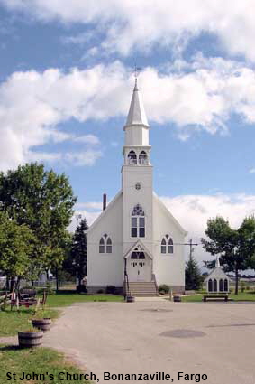  St John's Curch, Bonanzaville, Fargo, ND, USA