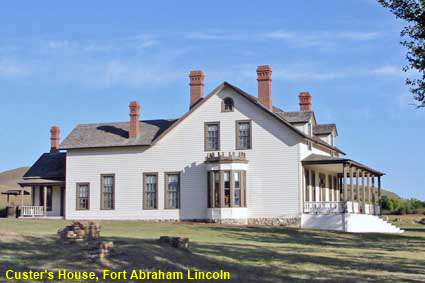 Custer's House, Fort Abraham Lincoln, ND, USA