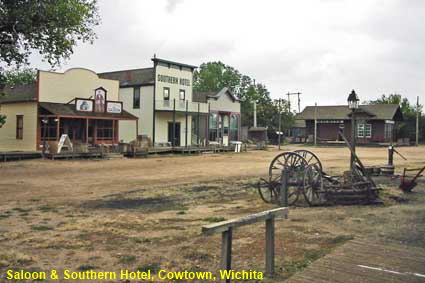 Saloon & Southern Hotel, Cowtown, Wichita, KS, USA