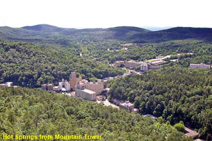  Hot Springs from Mountain Tower, AR, USA