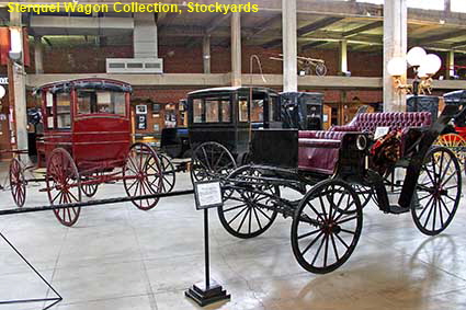 Cowboy on horseback outside Fort Worth Livestock Exchange, Stockyards, Fort Worth, TX, USA
