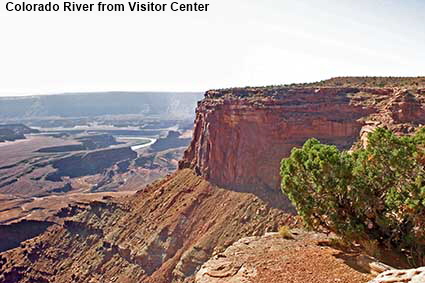 Colorado River from Visitor Center, Dead Horse Point State Park, UT, USA Colorado River from Visitor Center, Dead Horse Point State Park, UT, USA