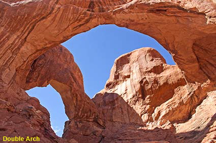 Double Arch, Arches National Park, UT, USA Double Arch, Arches National Park, UT, USA