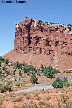  Egyptian Temple, Capitol Reef National Park, UT, USA