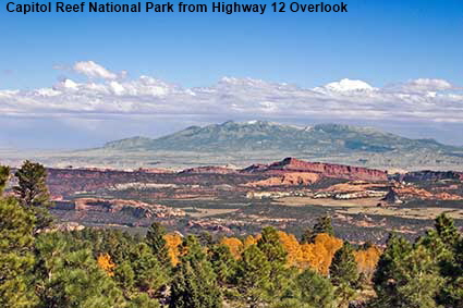  Capitol Reef National Park from Highway 12 Overlook, UT, USA