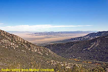  Snake Valley (NV-UT) from Mather Overlook, Great Basin National Park, NV, USA