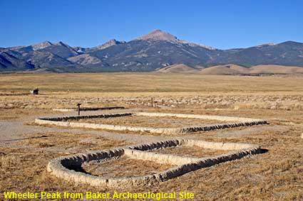  Wheeler Peak, Great Basin National Park from Baker Archaeological Site, NV, USA