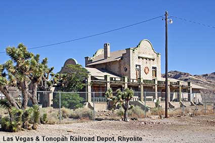 Las Vegas & Tonopah Railroad Depot, Rhyolite, NV, USA Las Vegas & Tonopah Railroad Depot, Rhyolite, NV, USA