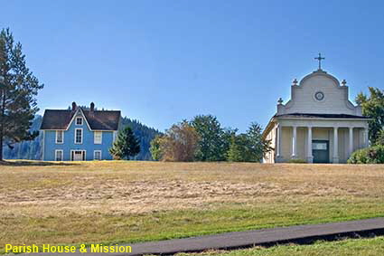  Parish House & Mission, Old Mission State Park, ID, USA