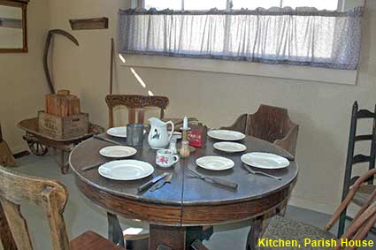  Kitchen, Parish House, Old Mission State Park, ID, USA