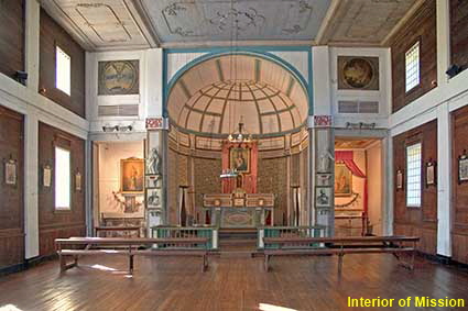  Interior of Mission, Old Mission State Park, ID, USA