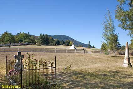  Graveyard, Old Mission State Park, ID, USA