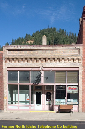 Former North Idaho Telephone Co building, Bank Street, Wallace, ID, USA