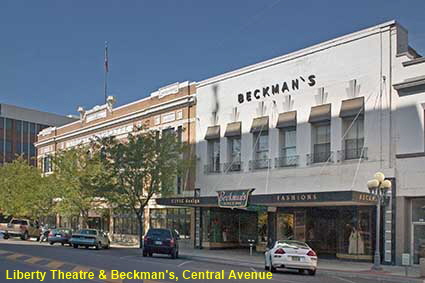 Liberty Theatre & Beckman's, Central Avenue, Great Falls, MT, USA Liberty Theatre & Beckman's, Central Avenue, Great Falls, MT, USA