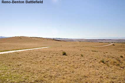 Reno-Benton Battlefield, Little Bighorn Battlefield, MT, USA Reno-Benton Battlefield, Little Bighorn Battlefield, MT, USA