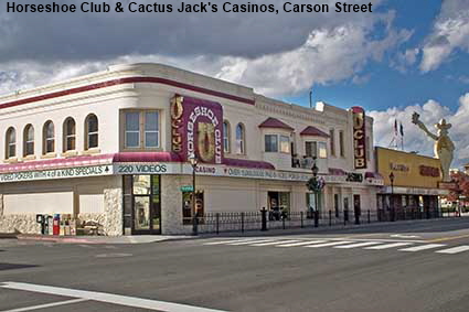  Horseshoe Club & Cactus Jack's Casinos, Carson Street, Carson City, NV, USA
