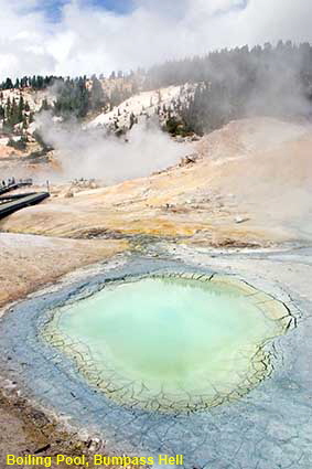  Boiling Pool, Bumpass Hell, Lassen Volcanic National Park, CA, USA