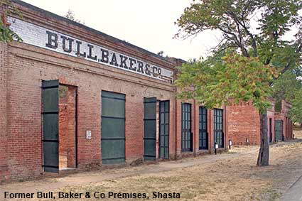 Former Bull, Baker & Co Premises, Shasta State Historic Park, CA, USA Former Bull, Baker & Co Premises, Shasta State Historic Park, CA, USA
