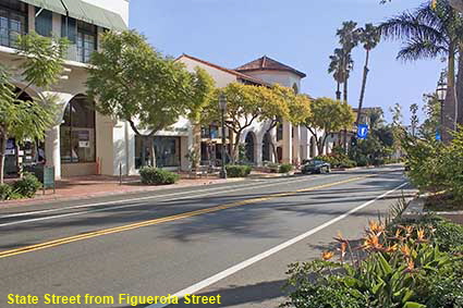  State Street from Figuerola Street, Santa Barbara, CA, USA