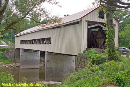  Mechanicsville Covered Bridge, near Mechanicsville, OH, USA