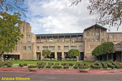 Main building, Arizona Biltmore, Phoenix, AZ, USA Main building, Arizona Biltmore, Phoenix, AZ, USA