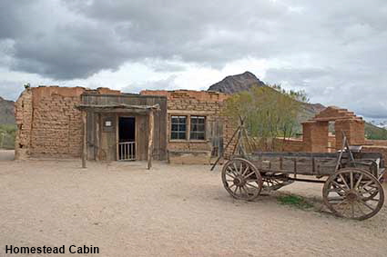 Homestead Cabin, Old Tucson Studios, Tucson, AZ, USA Homestead Cabin, Old Tucson Studios, Tucson, AZ, USA