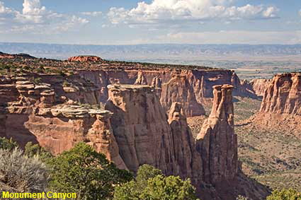 Monument Canyon, Colorado National Monument, CO, USA Monument Canyon, Colorado National Monument, CO, USA
